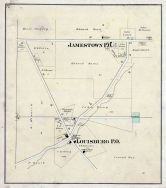 Jamestown P.O. and Louisburg P.O., Grant County 1895